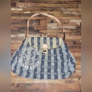 Designer Inspired Blue Jean Purse- See all pictures for description please